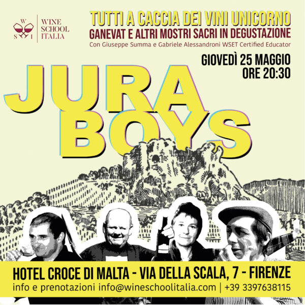 serata JURA Jura Boys | Tutti a caccia dei vini unicorno