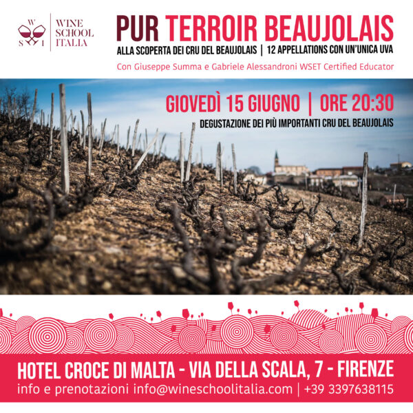 serata BOJO Pur Terroir Beaujolais | Degustazione dei Beaujolais Cru AOC