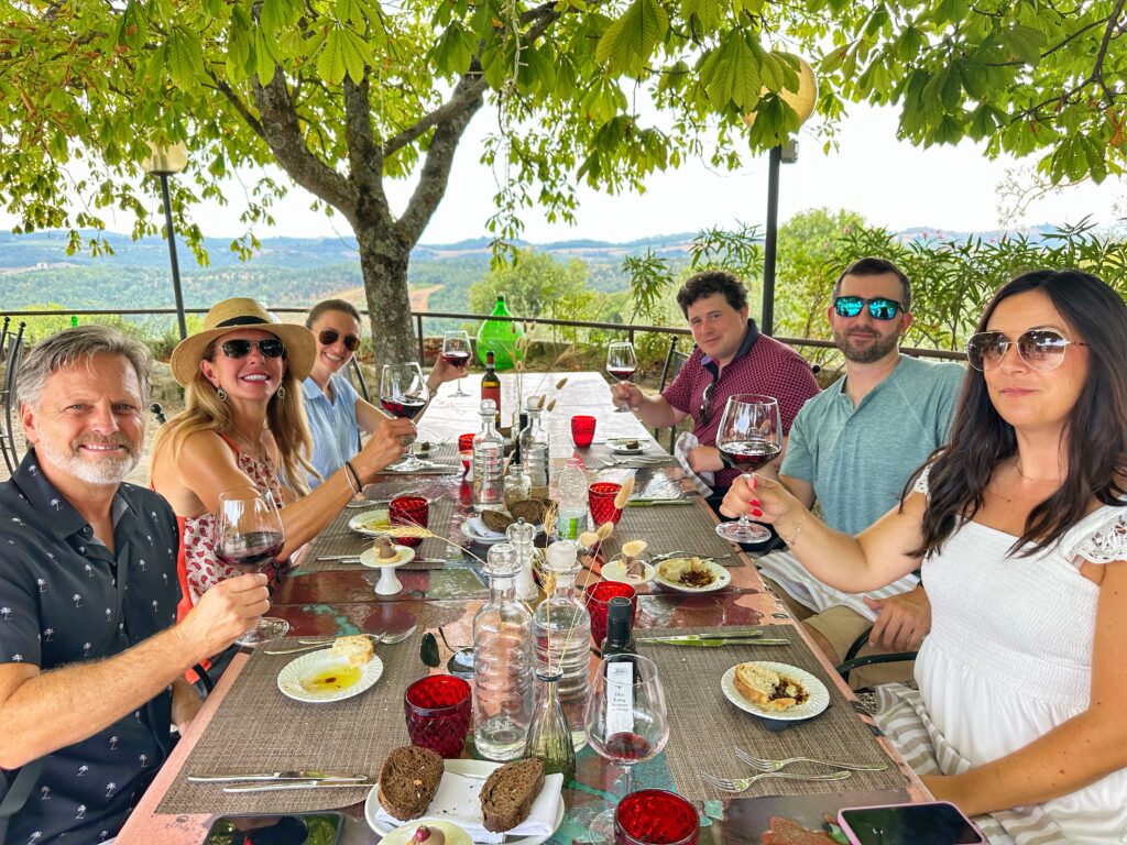 Tuscany Uncorked leads you to premier cantine in Chianti Classico producing Super Tuscans in grande stile