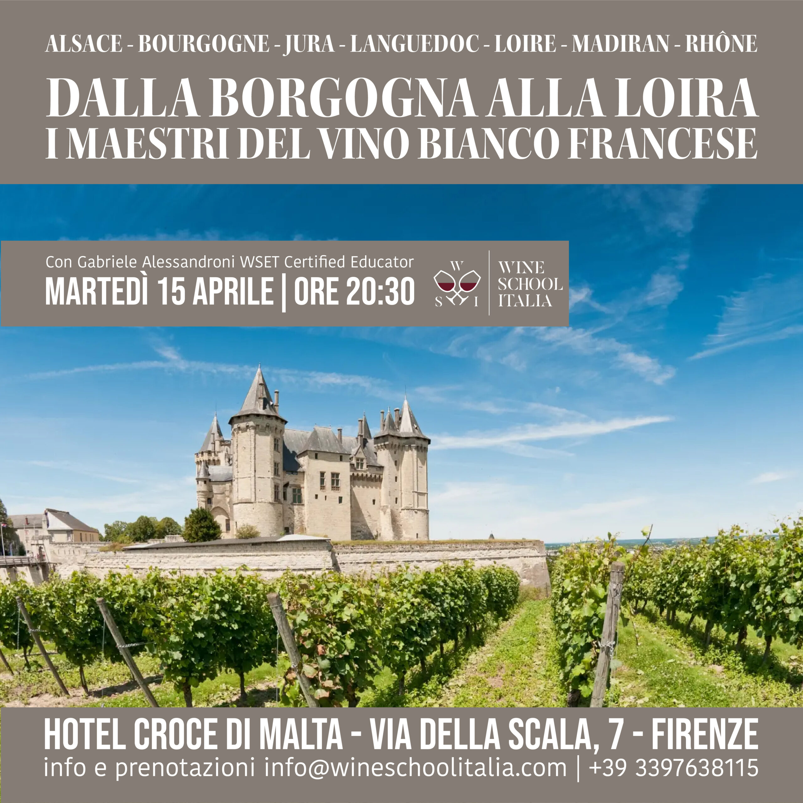 Dalla Borgogna alla Loira: I Maestri del Vino Bianco Francese