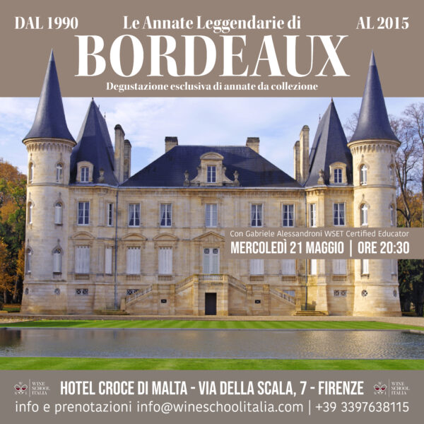 Degustazione di grandi annate di Bordeaux Degustazione di grandi annate di Bordeaux
