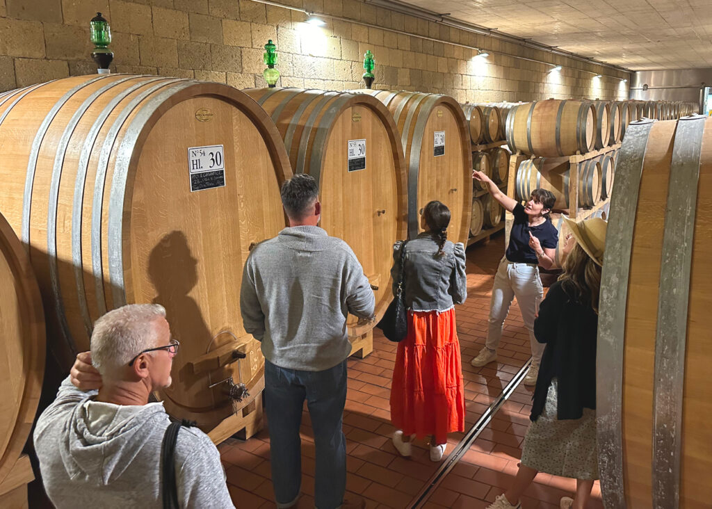 Every wine tasting in Chianti with Tuscany Uncorked is preceded by a winery tour, where all the winemaking process is explained.